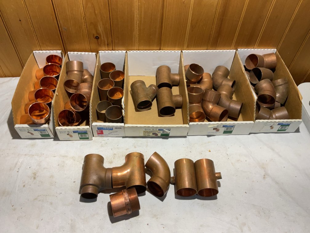 2” copper fittings