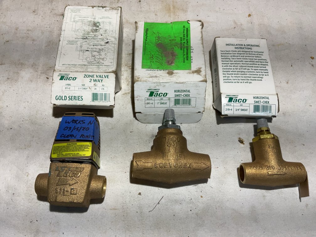 3 valves,