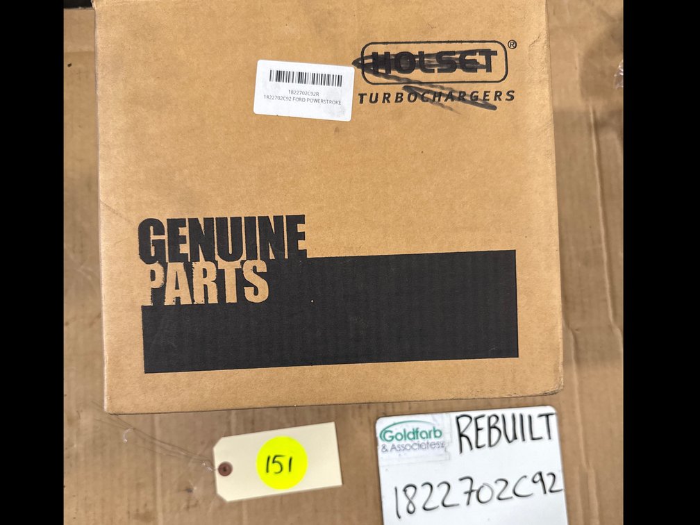 1822702C92 FORD POWERSTROKE TURBOCHARGER-REBUILT