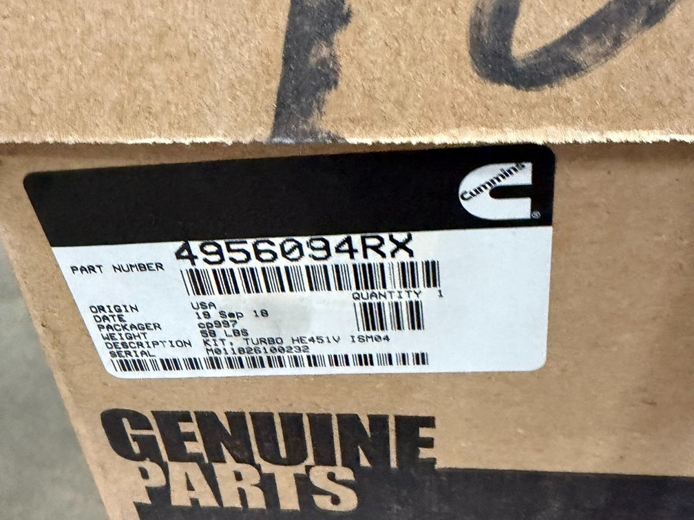 Reman Cummins 4956094RX HE451vg/HE451v Turbocharger