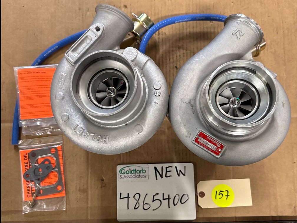 (2 x Bid) 4865400 (3539370 3534919) New AfterMarket Rotomaster HX35W Turbocharger fits Cummins Dodge 5.0l Engine
