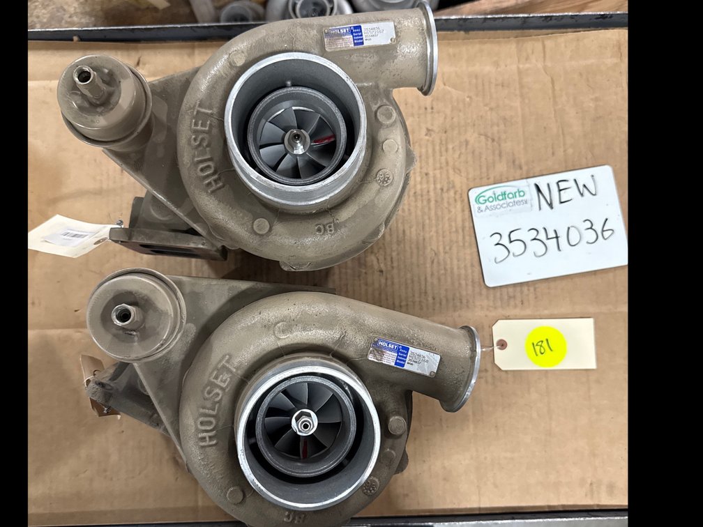 (2 x Bid) 3534036 (3803878) New Takeoff Holset WH2D Turbocharger fits Cummins GLTA10 Engine