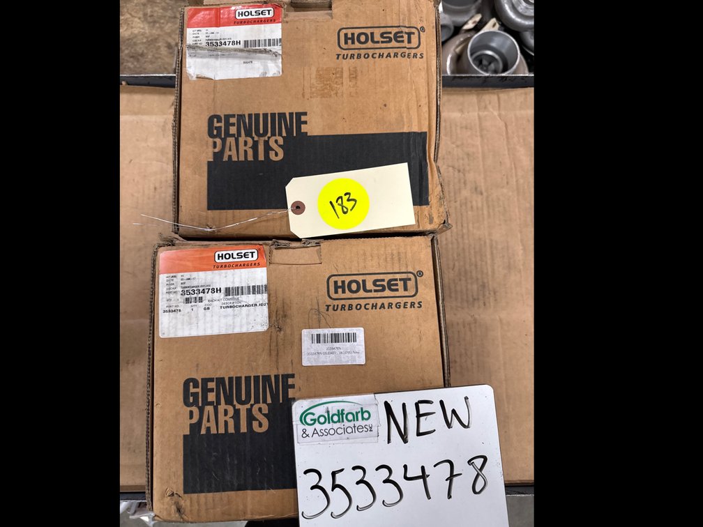 ( 2 x Bid) 3533478 (3533477 ; 3803795) New Holset H1E Turbocharger fits Cummins L10 Bus Engine