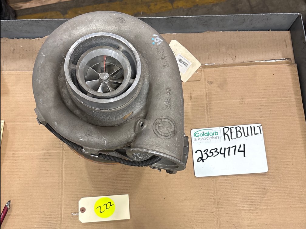 23534774 (758160-0006) Rebuilt Damaged Garrett GTA4502V Turbocharger fits Detroit Series 60 Engine