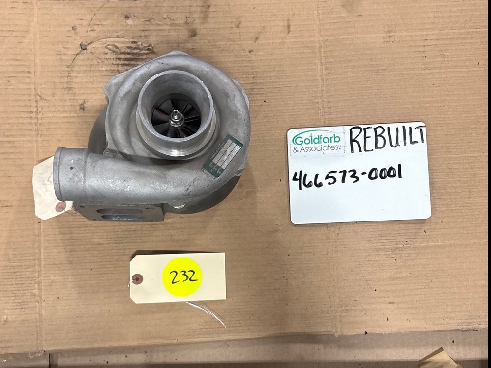466573-0001 (1420195010) Rebuilt Garrett TB4142 Turbocharger fits Nissan Engine