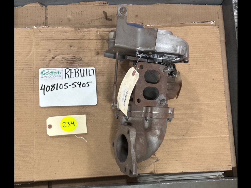 408105-5405 (408105-5405R) Rebuilt Garrett TBP405 Turbocharger fits Hino Engine