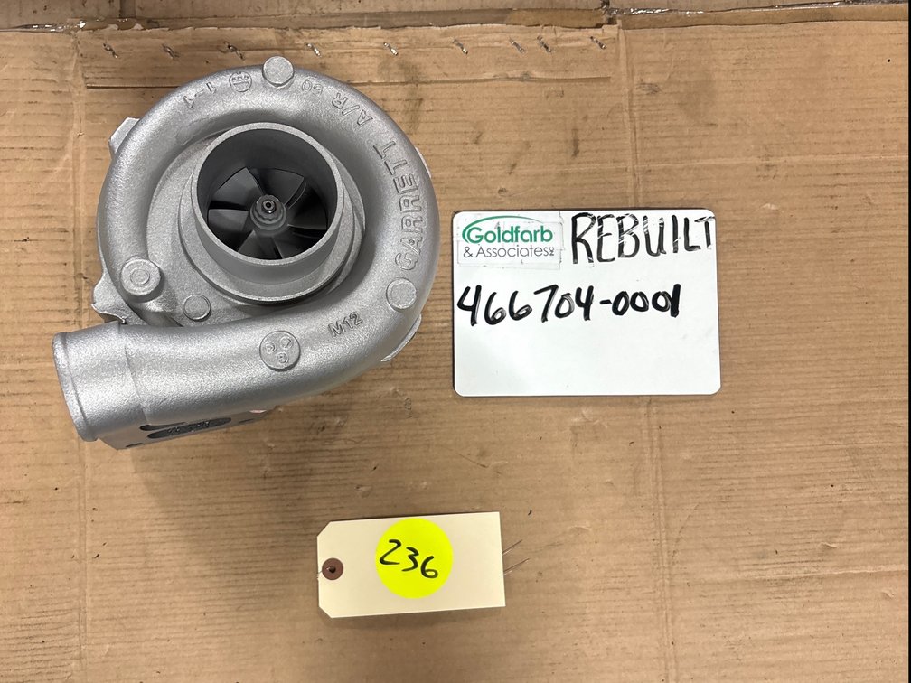 466704-0001 (6152-81-8700) Rebuilt Garrett T04E08 Turbocharger fits Komatsu