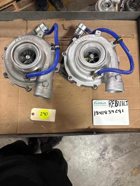 (2 x Bid) 1841839C91 (1941839C91, 2T-601) Rebuilt GTA337681 Turbocharger fits Navistar Engine