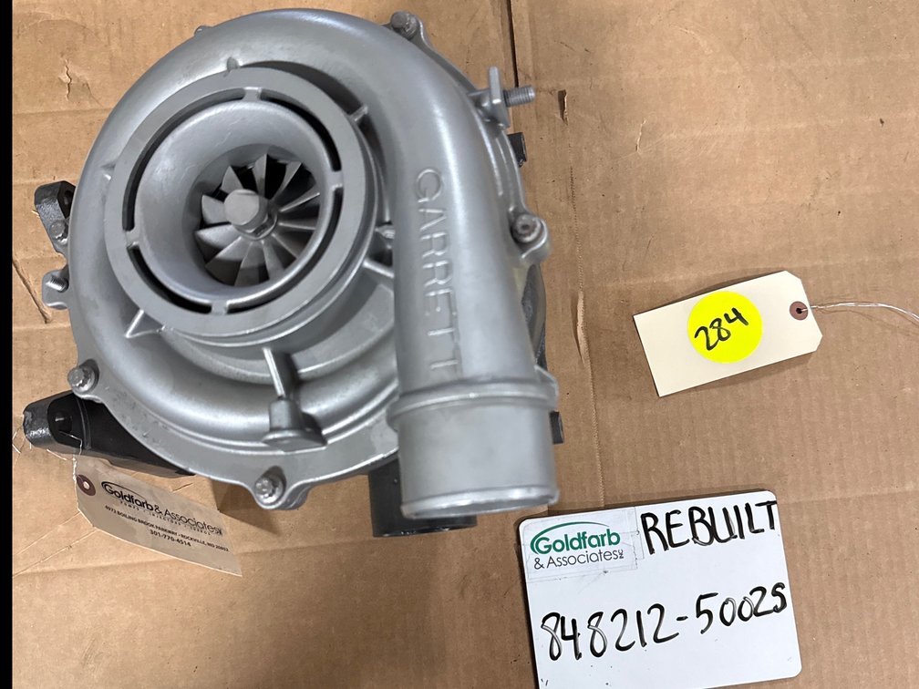 848212-5002S (12642314 ,12642129)  Rebuilt Duramax GT3788BLVA Turbocharger Fits Chevrolet Duramax, 7.8L Diesel, GMC T or C-Series, GMC LML Duramax Diesel Engine