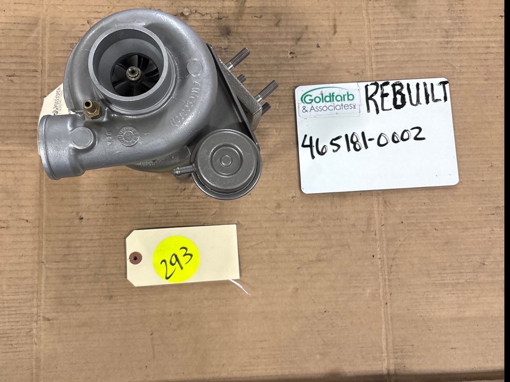 465181-0002 (9119320) Rebuilt Garrett TB2529 Turbocharger fits Saab Engine