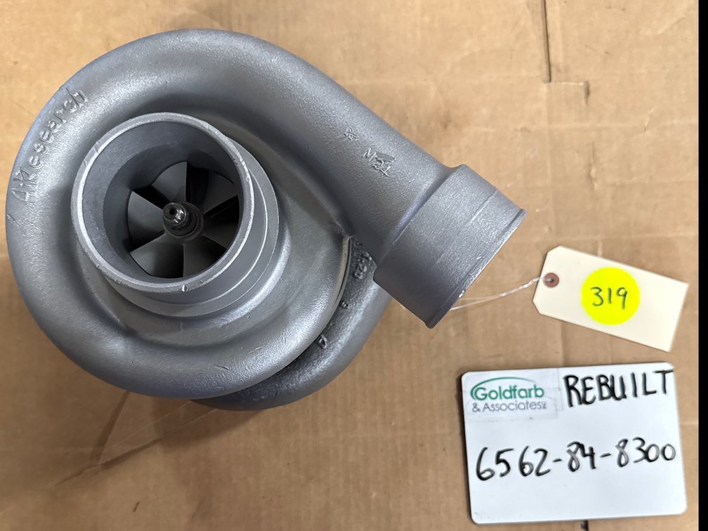 6562-84-8300 Rebuilt AIResearch TV7701 Turbocharger fits Komatsu Engine