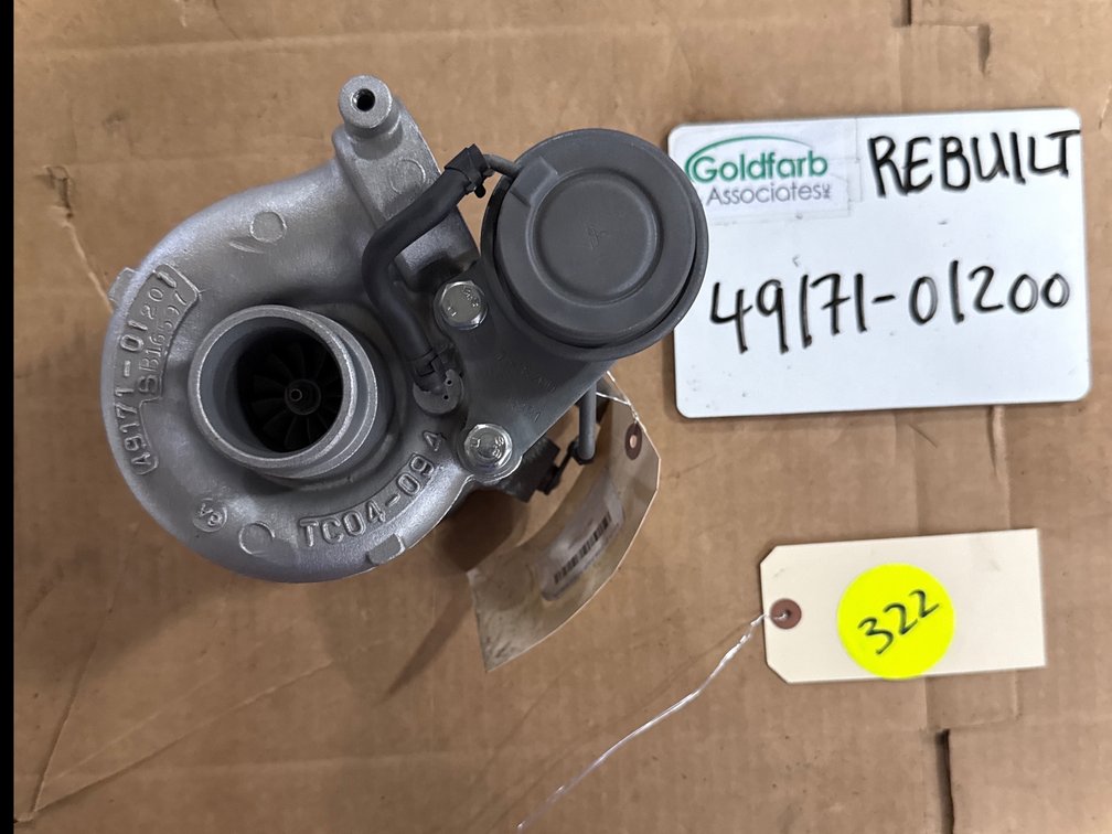 49171-01200 (MD075585) Rebuilt TC04 Turbocharger fits Mitsubishi Colt Engine