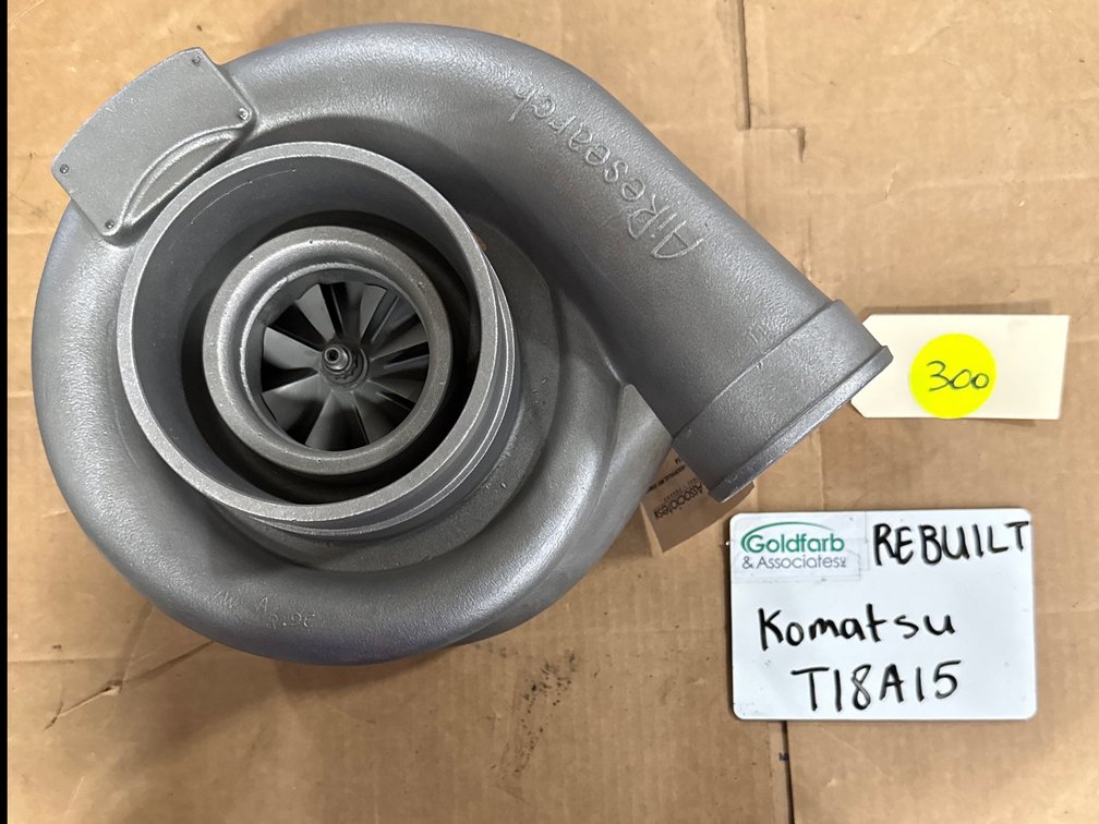 Airesearch Komatsu T18a15 Turbocharger Rebuilt