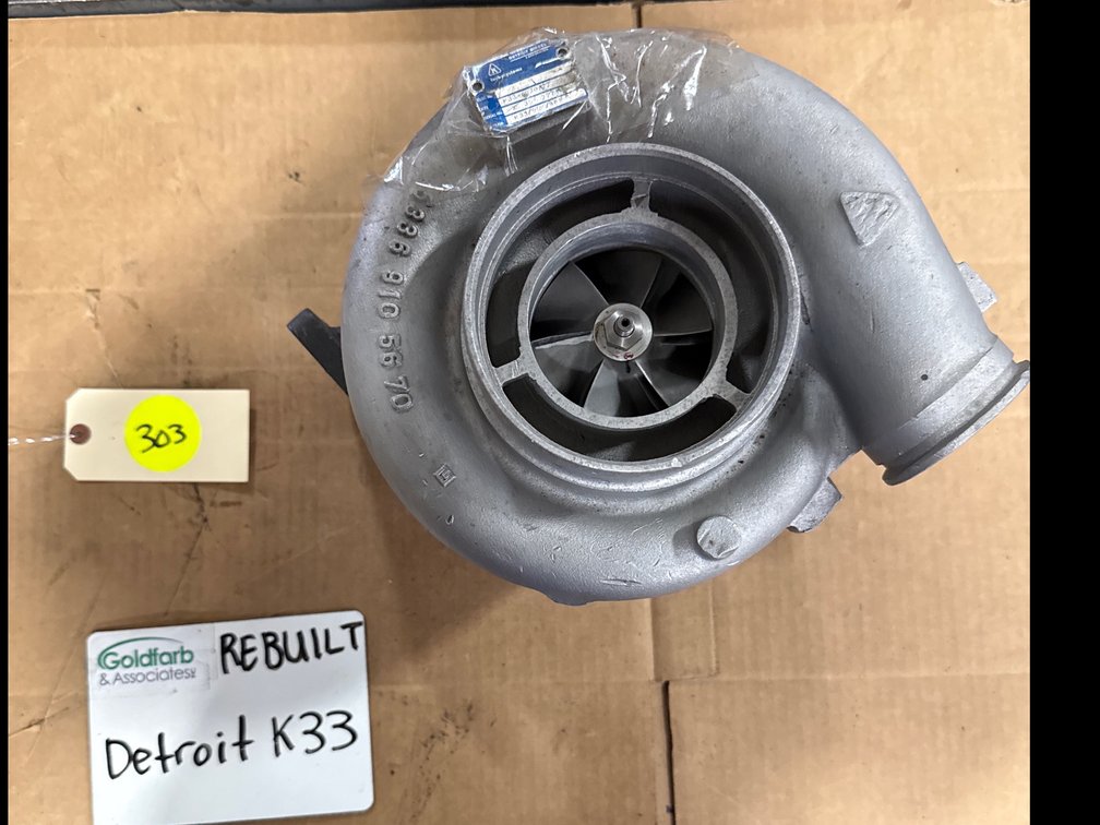 KKK Detroit Diesel K33 Turbocharger Rebuilt