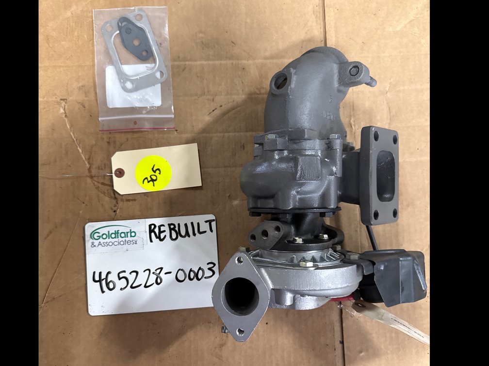465228-0003 (10966499) Rebuilt Garrett TA0301 Turbocharger fits Buick Modified - Different Compressor Housing Engine
