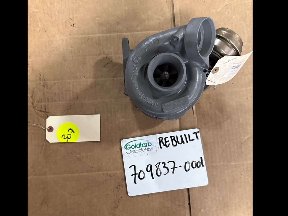 709837-0001 (A6120960299) Rebuilt Garrett Mercedes GT2256V Turbocharger