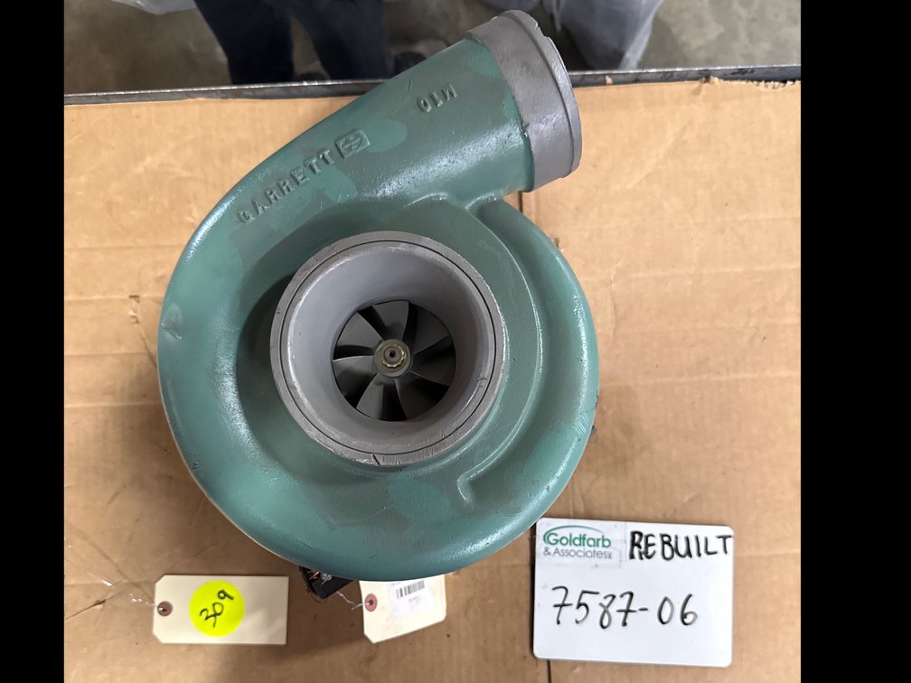 7587-06 (DX108239) Rebuilt Garrett Turbocharger fits Detroit Engine