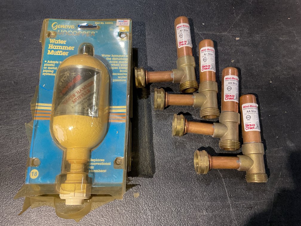 Water hammer arresters
