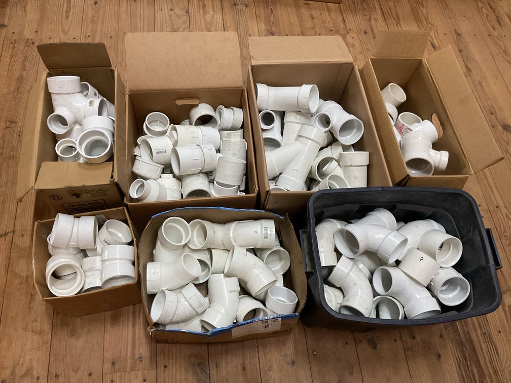 3” PVC fittings