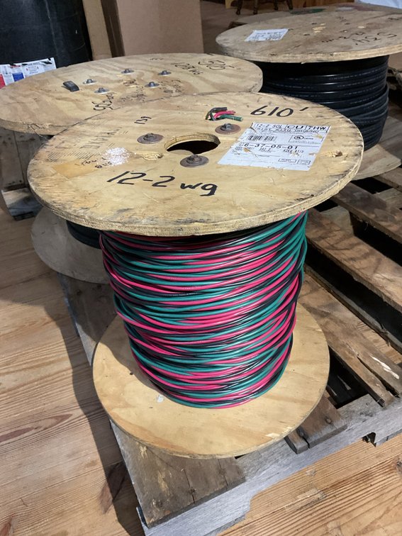 610’ wire, 12-2 wg