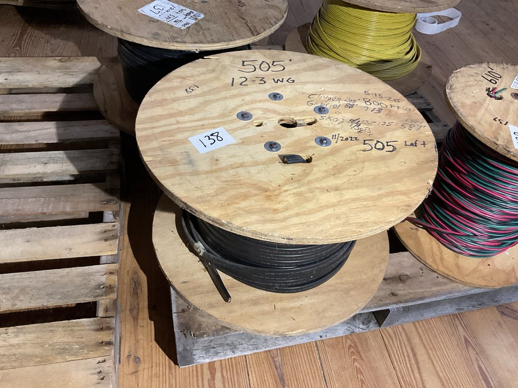 505’ wire, 12-3wg