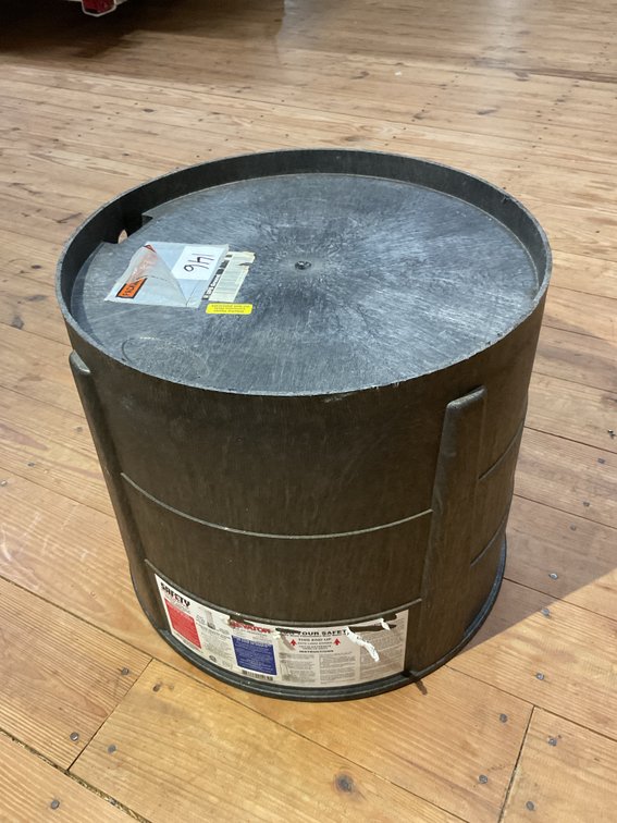 18” high water heater stand