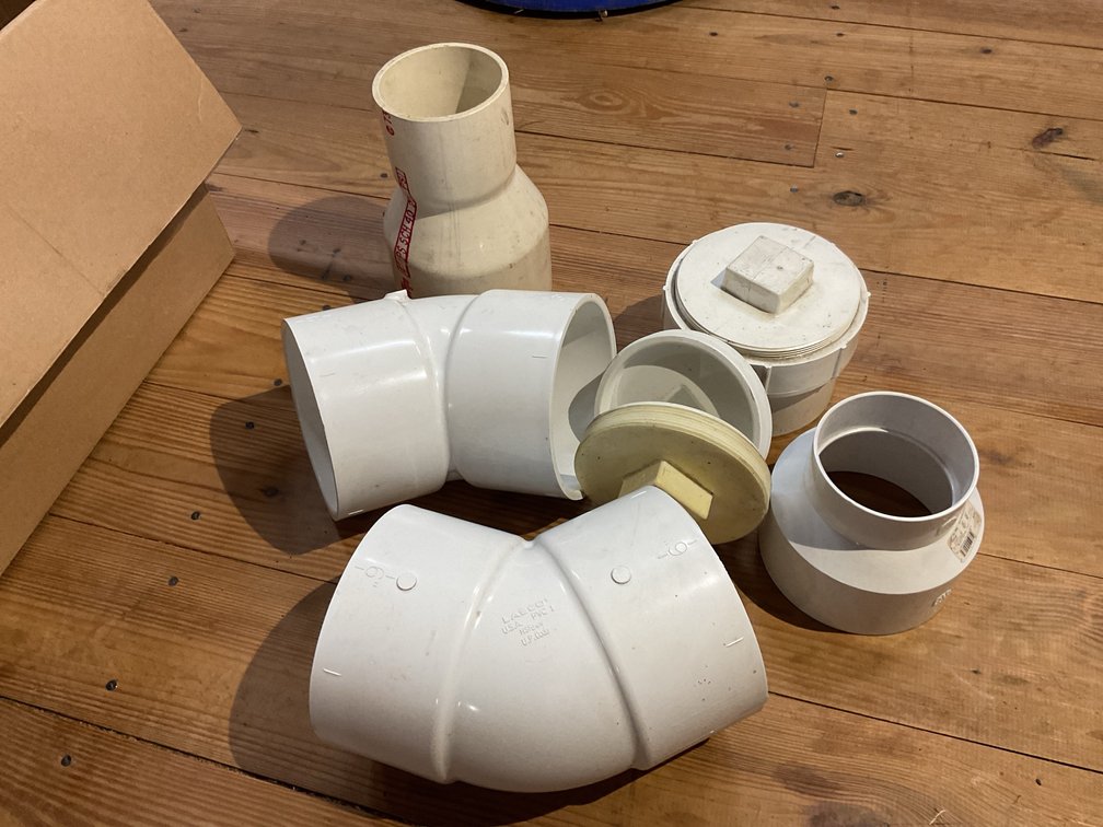 6” PVC fittings