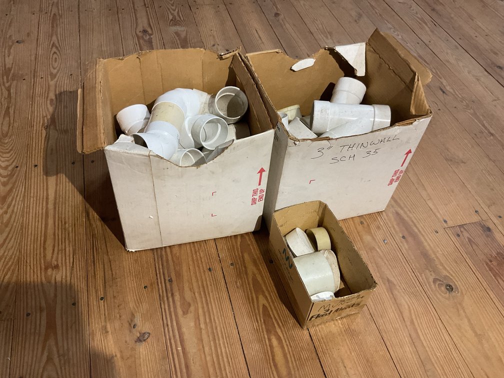 3” PVC thin wall fittings