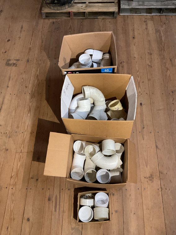 4” PVC thin wall fittings