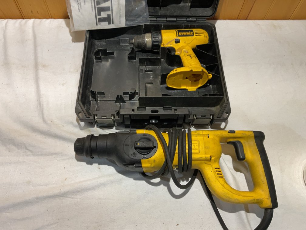 2 Dewalt drills