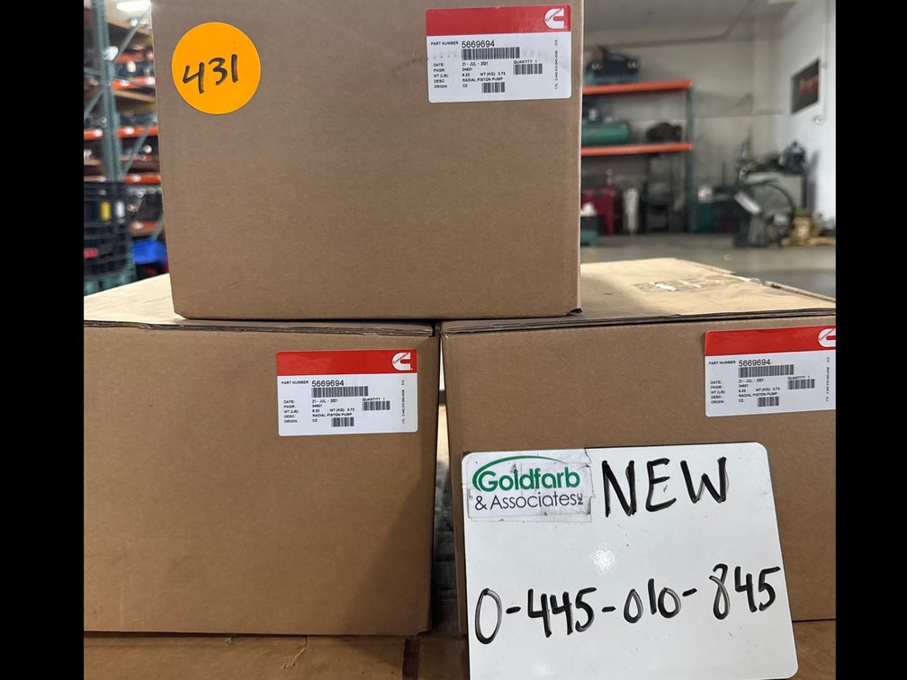 (3 x bid) 0-445-010-845 (5669694) New Bosch CP4 Injection Pump fits Dodge Cummins 6.7L Engine