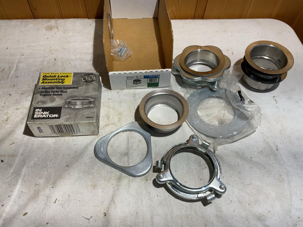 Waste disposal flanges