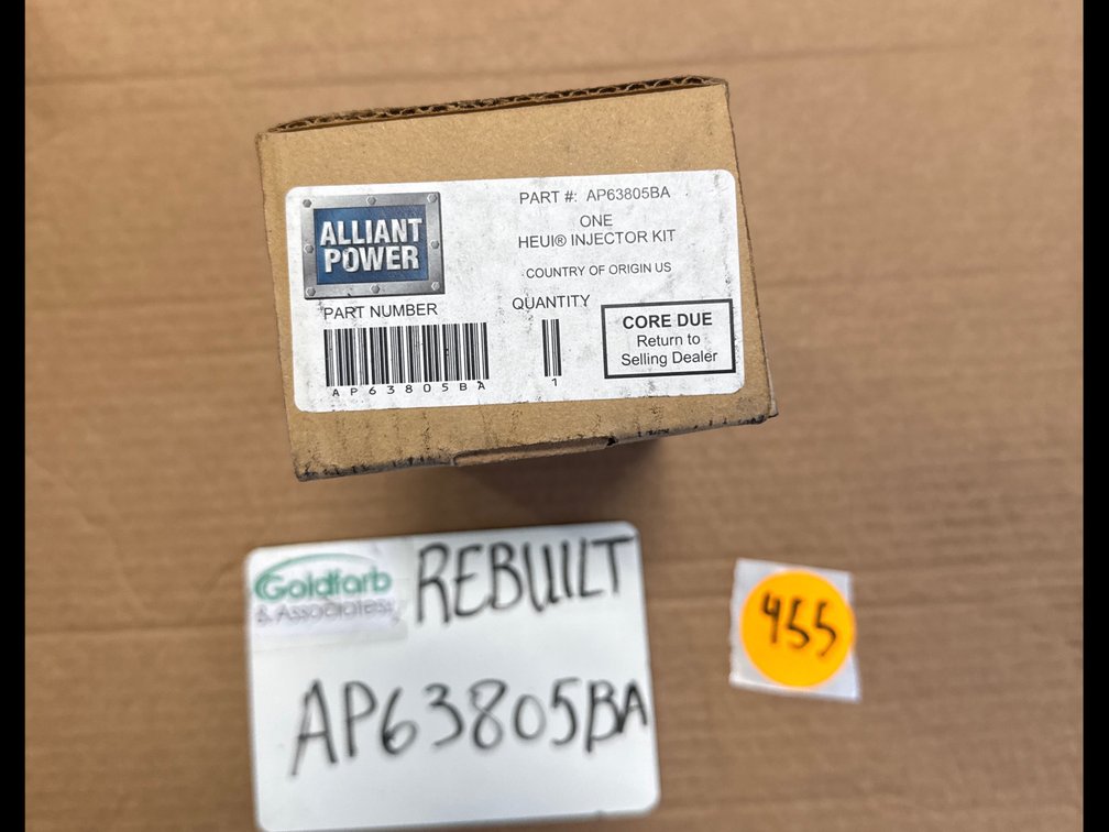 AP63805BA Rebuilt Navistar BA Code HEUI Fuel Injector