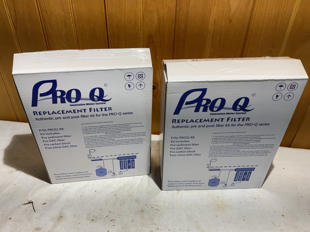 2 new RO filter sets