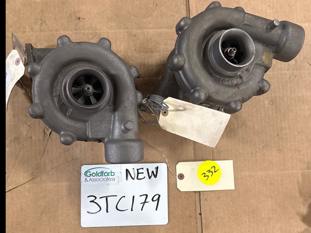 (2 x Bid) 3TC179 (182948) Rebuilt Borg Warner 3TC-179 Turbocharger fits Schwitzer Engine
