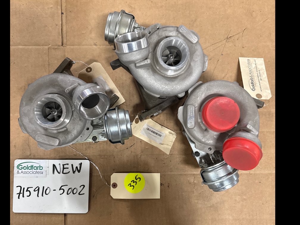(3 x Bid) 715910-5002 (A6120960599) New Aftermarket GT2256V Turbocharger fits Mercedes OM612 Sprinter Engine