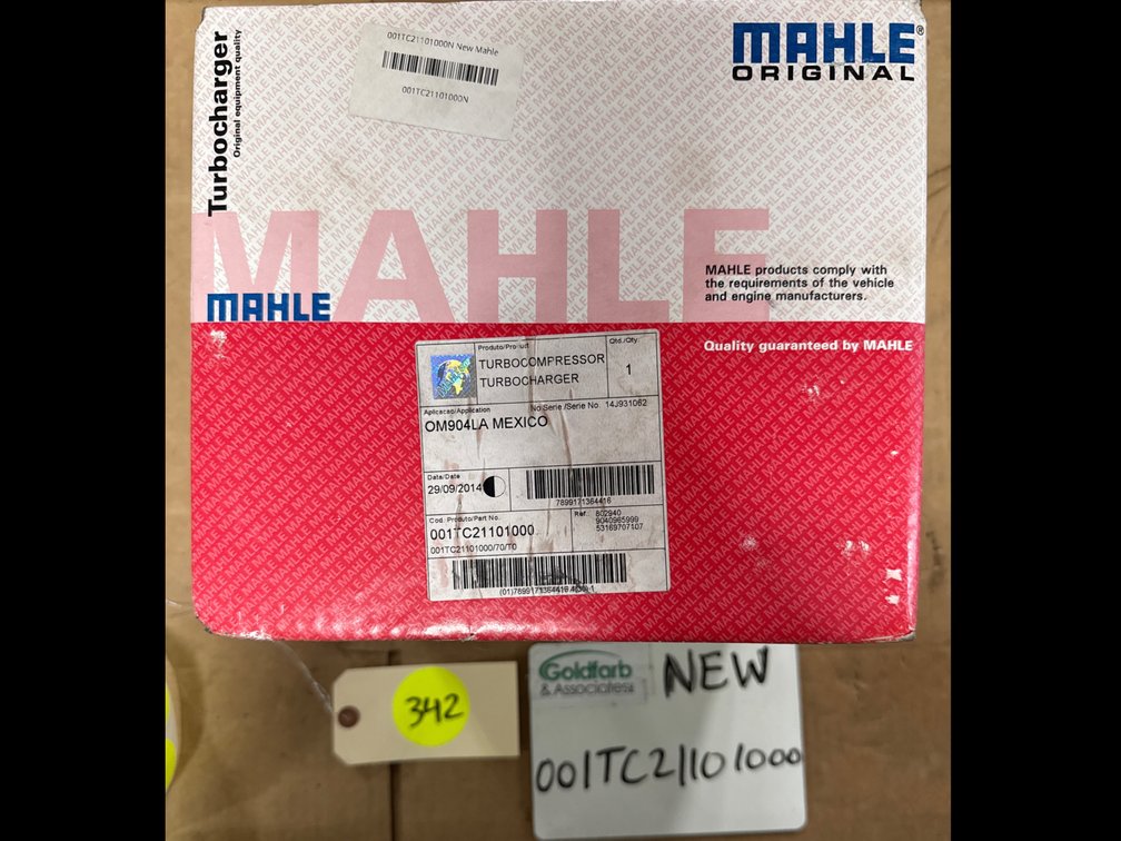 001TC21101000 New Mahle OM904LA Turbocharger fits Diesel Engine