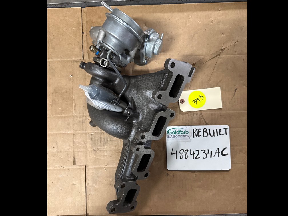 4884234AC (4884234AC) Rebuilt Chrysler 2.4L Turbocharger fits Mitsubishi SRT-4 Engine