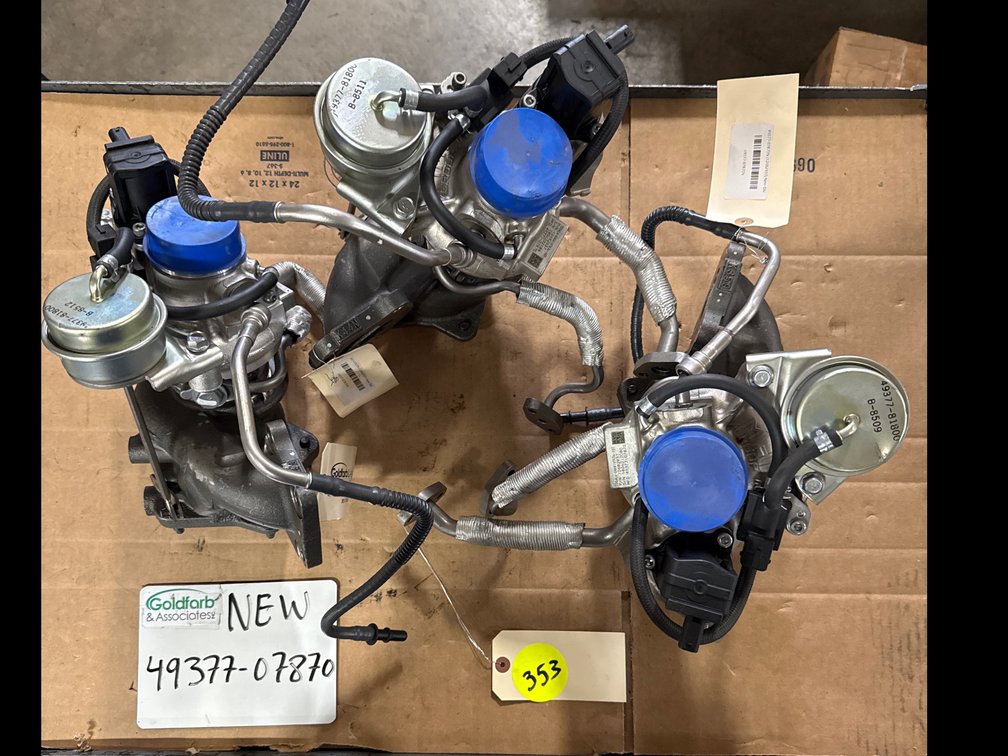 (3 x Bid) 49377-07870 (12682937) New Mitsubishi TD04L6 Turbocharger fits GM Engine