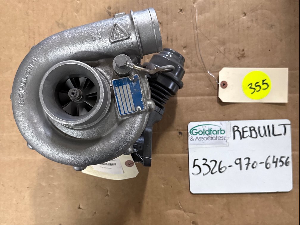 5326-970-6456 (35242073F) Rebuilt KKK K26 Turbocharger fits VM Motori Engine