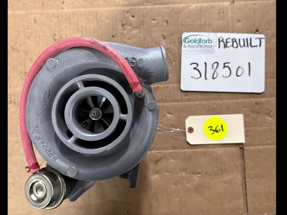 318501 (6222-83-8210) Rebuilt Borg Warner S2BG Turbocharger fits Komatsu SAA6D108E-2C-N8 Engine