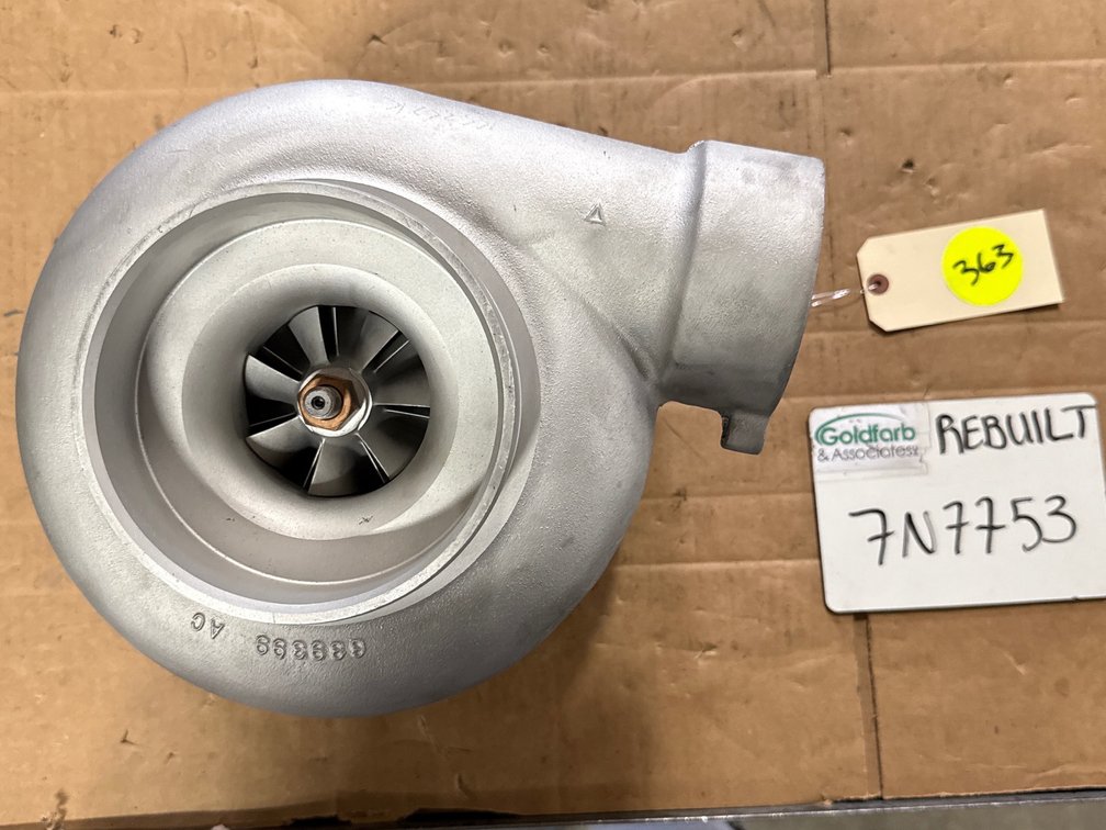 7N7753 (184140) Rebuilt Borg Warner 4HD-864 Turbocharger fits Caterpillar Earth Moving D349 Engine