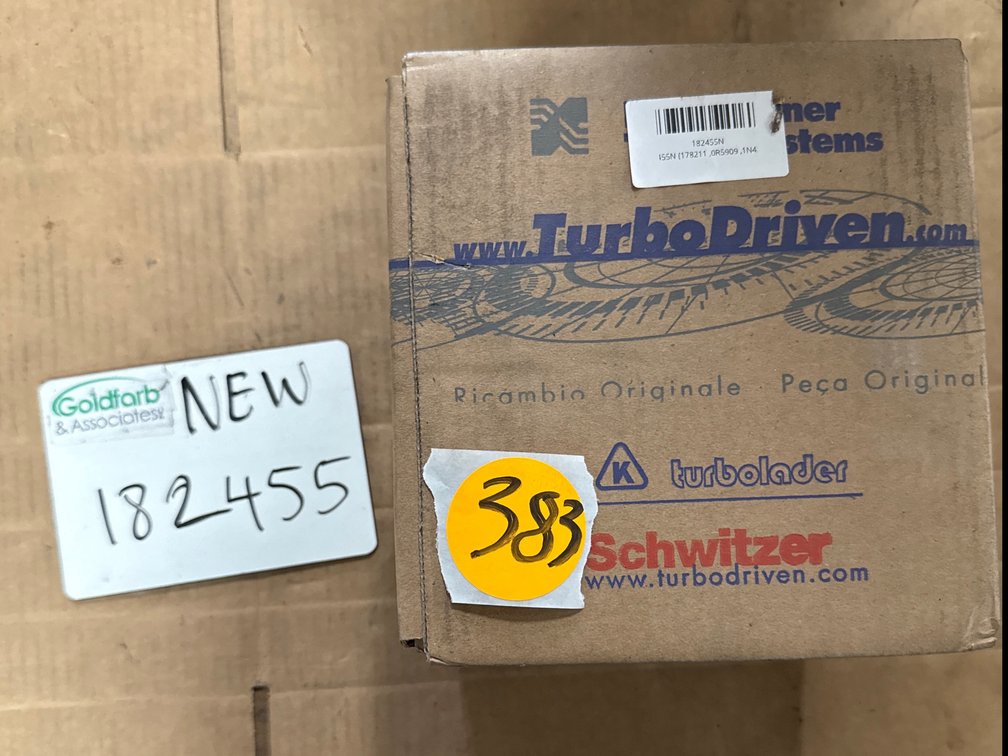 182455 (178211 ,0R5909 ,1N4365 ,6N7926) New Borg Warner 3LM-289 CHRA fits CAT Engine