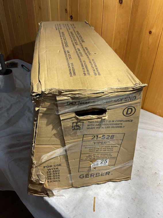 New toilet