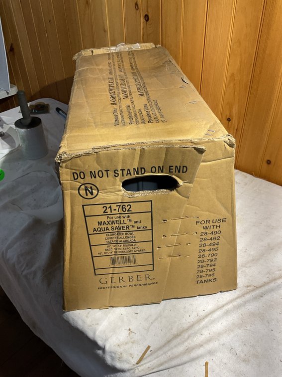 New toilet