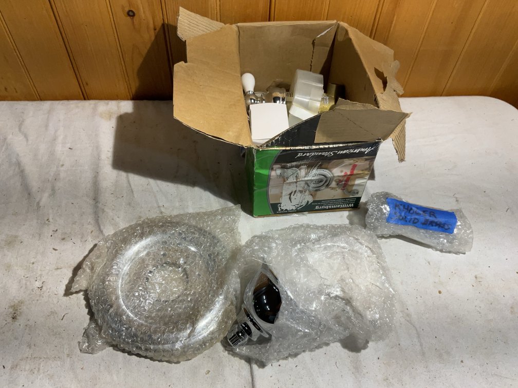 Tub and shower set, believe to be new