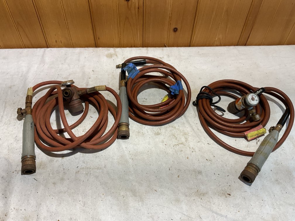 3 torches and gauges