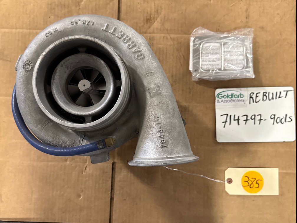 714797-9001S (23528035) Rebuilt Garrett GT4088BDN Turbocharger Fits 1999 Detroit Truck Diesel Engine