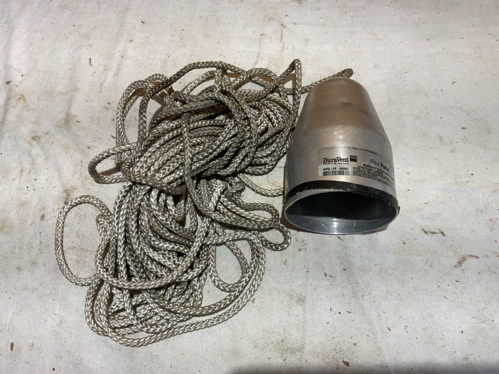DuraVent flex pipe puller