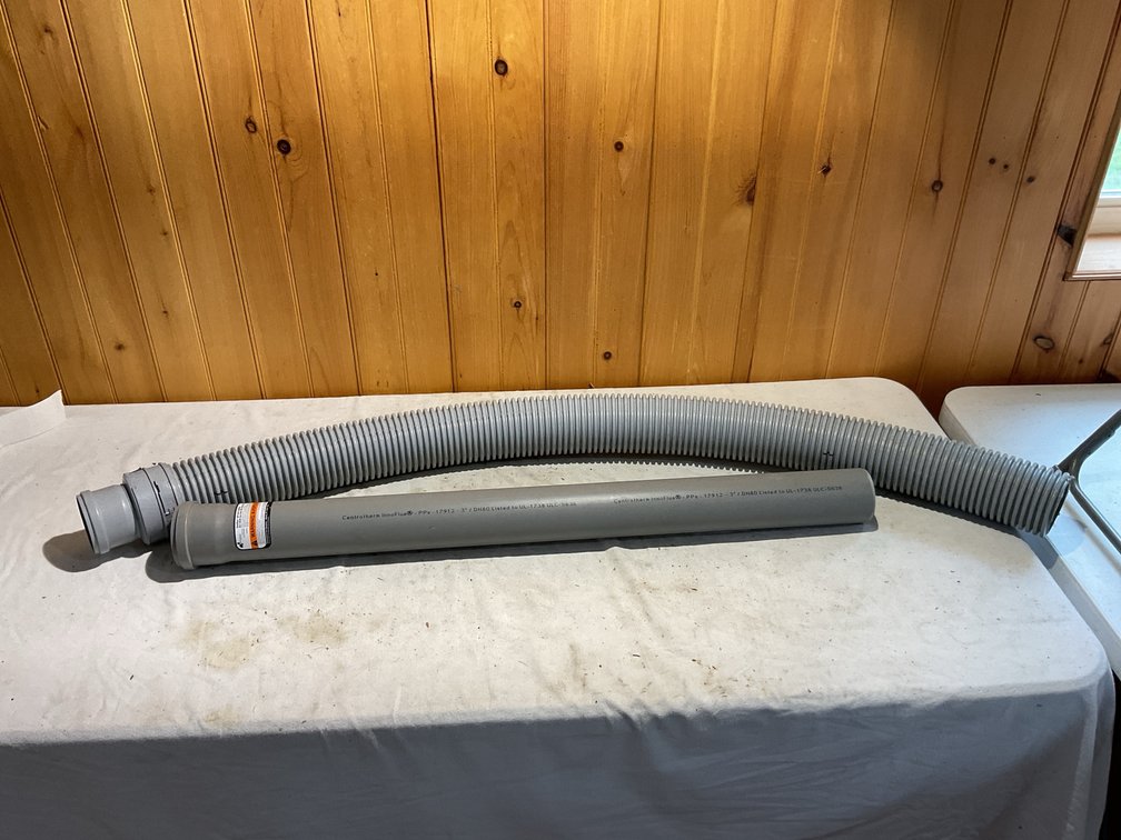 2 adaptors for pipe installation